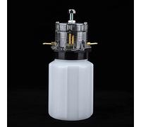 Naroote Olla de Aceite de Ordeño de Plástico para Ordeñadora de Vacas, Ovejas y Cabras, Lata de Aceite con Bomba de Vacío Duradera, Gran Capacidad de 500 Ml, Fácil de Instalar