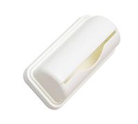 Naroote Organizador de Bolsas de Basura, Dispensador de Bolsas de Basura de Montaje en Pared sin Perforaciones de Plástico, Dispensador con Función Extraíble, Ideal para Almacenamiento en Puertas de