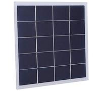 Naroote Panel Solar de Polisilicio de 4W y 5V, Ligero para Proyectos de Bricolaje, Tamaño Pequeño, Alta Eficiencia, 172x175x2MM (4w)