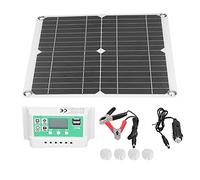 Naroote Panel Solar, Panel Solar para la Estación de Energía Kit de de 40W con, Controlador, Clamp/Holder de Cocodrilos, 4 Taza de Succión, 1 Línea de Conexión y 2 Manuales Chinos e Ingleses