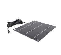 Naroote Panel Solar, Paneles Solares Cargador de Panel Solar 6W 6V con 4 Tazas de Succión de 4 Piezas de Cargador para Teléfonos Pequeños Ventiladores de Seguridad de Seguridad Al Aire Libre Tipo C