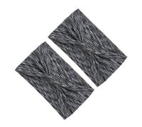 Naroote Paquete de 2 Diademas Elásticas para Mujer, Bandas Transpirables para el Sudor, para Yoga, Correr, Gimnasio, 24x15cm, Poliéster (Black)