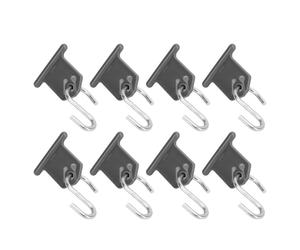 Naroote Paquete de 8 Ganchos para Toldo RV con Ganchos en Forma de S de Acero Inoxidable para Organizar Utensilios de Cocina y Equipo de Camping