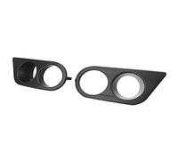 Naroote Par de Cubiertas de Luz Antiniebla, Borde Negro Duradero, Protege el Parachoques Delantero para E46 M3 2001-2006, Material ABS