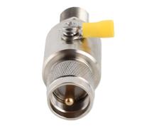 Naroote Pararrayos UHF Coaxial Protector contra Sobretensiones para CB Ham Radio Gear 2 Vías Base Estaciones Metal Hembra 50W
