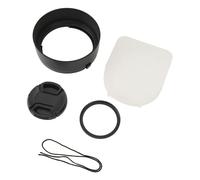 Naroote Parasol ES 65B de 43 Mm y Tapa de Lente con Filtro UV HD para Cámara RF50mm F1.8 para R50 R6 R5 R8 con Revestimiento óptico de 18 Capas