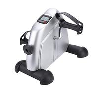 Naroote Pedal Trainer Mini Herramienta de Ejercicio Portátil para Gimnasio Interior con Monitor para Adultos Mayores Efecto Adelgazante