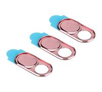 Naroote Pegatina para Cubierta de Lente de Cámara, Protección de Privacidad de Cámara Web, Diseño Ultrafino, Fácil de Usar, Adecuado para la Mayoría de los Dispositivos (Pink)