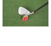 Naroote Pelota de Espuma a Rayas de, Ligera, Resistente Al Desgaste, para Práctica en Interiores, Entretenimiento para Mascotas y Gatos, Pelotas de Juguete, Naranja, Amarillo, Verde, 50 Uds. (#2)