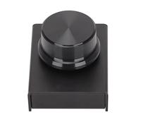 Naroote Perilla de Control de Volumen USB Caja de Metal Negra Función de Silencio de una Tecla para Juegos de Computadora Cable de 2 M