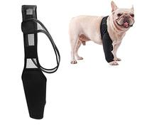 Naroote Perros Rodillera Transpirable Alivio del Dolor Brinda Soporte Rodillera para Perros Neopreno Ajustable Suave Post Cirugía para (L)