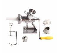 Naroote Picadora de Carne Manual, Picadora de Manivela de Acero Inoxidable para Uso Doméstico en la Cocina, 14,8 Cm de Alto (torre)