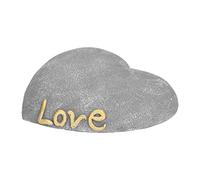 Naroote Piedra Conmemorativa para Mascotas en Forma de Corazón, Lápida de Resina Resistente a la Intemperie para Patio Trasero Al Aire Libre, 761g (#3)