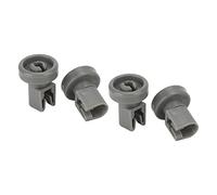 Naroote Pieza de Repuesto de Rueda de Rejilla Inferior para Lavavajillas, Compatible con AEG Favorit Privileg Zanussi, Kit de Reparación de Piezas de Rueda, 4 Uds.