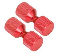 Naroote Pins de Correa de 2 Agujeros, Pasadores de Alineación de Bridas Anodizadas de 1 a 1/8 Pulgadas, Paquete de 2 para Bridas de 0.5 a 14 Pulgadas, 150 Lb (rojo)