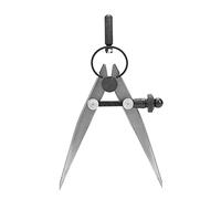 Naroote Pinza Divisora de Resorte Leathercraft para Dibujar Círculos y Arcos, Fácil de Operar, Construcción de Acero 45#, para Artesanos de Cuero (75mm)