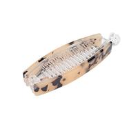Naroote Pinza para el Pelo Antideslizante, Accesorios Elegantes para Niñas y Mujeres, Peinado Largo a la Moda, 1 Acetato (Arroz caparazón de tortuga fondo transparente)