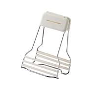 Naroote Pinza para Plato de Acero Inoxidable, Ajustable Resistente Al Calor | Diseño antideslizante, tiras de silicona seguras, uso multiuso, construcción inoxidable