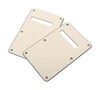 Naroote Placa Posterior de Guitarra Eléctrica, Golpeador de Guitarra 2 Piezas Protección Efectiva PVC Generoso para Luthiers para Instrumentos Musicales (Beige)