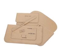 Naroote Plantilla de Bolso de Acrílico Transparente para Manualidades, Herramienta para Hacer Bolsos de Cuero Duradero para Mujeres, Perfecta para Accesorios Hechos a Mano, 5 Piezas
