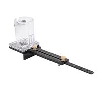 Naroote Plantilla de Corte Circular para Enrutador, Base de Recortadora de Madera Resistente para Corte Circular Preciso, Adecuada para Proyectos de Carpintería