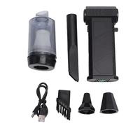 Naroote Plumero de Aire Comprimido, Motor sin Escobillas de Alta Velocidad 52 M/s Velocidad del Viento Continua con Pantalla LED y Luz, para Teclado de Computadora Limpieza de