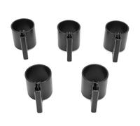 Naroote Portaherramientas E Track, Organizadores de Herramientas de Acero Resistente, Colgador de Tubo Circular de 2 Pulgadas de Diámetro Interior con Construcción Duradera, Ideal para Remolques y