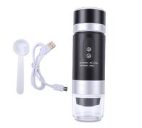 Naroote Portátil con 2 Baterías Recargables, 20 Bares, Máquina de Espresso de Viaje USB C para Camping y Oficina |Compatible con café Molido y Cápsulas, Compacta a Prue