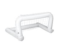 Naroote Portería de Fútbol Inflable Red de Fútbol de PVC Portátil 63 X 31,5 X 41,3 Pulgadas con Pelota Fácil Configuración Diseño Impermeable para Niños Práctica en el Patio Trasero
