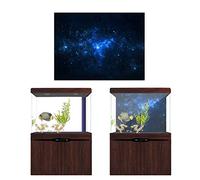 Naroote Póster de Pecera, Hermoso Adhesivo de PVC, Polvo de Estrellas, Fondo de Acuario, Papel Decorativo para Decoración de Peceras, Impermeable, Autoadhesivo, 24x16 Pulgadas (122 * 50CM)