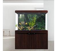 Naroote Póster para Pecera Riverway, Maderas Verdes, Adhesivo de PVC, Pegatina de Fondo para Acuario, Decoración para un Aura Hermosa (91 * 50CM)