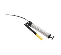 Naroote Potente Pistola de Engrase de 6000 PSI para un Flujo de Aceite Suave, Operación Que Ahorra Mano de Obra para Excavadora, Máquina Minera, Tubo Transparente, Accesorio Portátil para