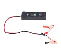 Naroote Probador de Batería de Automóvil de 12 V, Analizador de Batería con Pantalla de Estado LED de Protección Inversa, Probador de Cables de Cobre Puro para Automóviles, Carretillas Elevadoras,