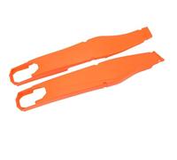 Naroote Protector de Basculante Izquierdo y Derecho Protector de Motocicleta a Prueba de Polvo para EXC 125 200 250 300 350 400 450 500 ABS 2 Unidades (Naranja esmerilado)