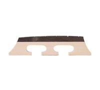 Naroote Puente de Banjo de 6 Cuerdas, Puentes con Incrustaciones de ébano con Núcleo de Arce, Soporte de Cuerda de Triple Pie con Estabilidad y Calidad de Sonido, Ideal para 6 Cuerdas Estándar