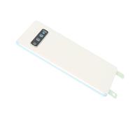 Naroote Puerta Trasera en el Cuerpo del Teléfono, Lente de Cámara Preinstalada y Cinta Adhesiva (WHITE)