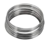 Naroote Pulsera de Alambre de Memoria Durable DIY Fabricación de Joyas Bobinas de Metal para Decoración Artística 100 Piezas Bucles de 55 Mm de Diámetro para Accesorios Atractivos