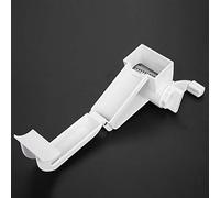 Naroote Rallador de Queso Giratorio Manual, Cortador Ergonómico de Acero Inoxidable para Queso, Verduras, Patatas y Más, Fácil de Limpiar y Duradero (WHITE)