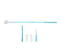 Naroote Rascador de Algas de Aleación de Aluminio, Diseño de Hoja Incisiva en ángulo Recto, Limpiadores de Vidrio para Peceras, Fácil de Instalar, Adecuado para Todo Tipo de Algas, 1 Cabezal de (BLUE)