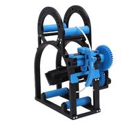 Naroote Rebobinador de Filamento Industrial 3D, Rebobinador de Carrete de Manivela con Marco Reforzado y Control de Tensión Ajustable, para Entusiastas de la Impresión 3D, Soldadores y Aficionados Al
