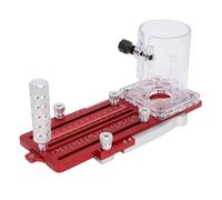 Naroote Recortadora Carpintería Base Enrutador Escala Clara Enrutador Madera Multifuncional Localizador Ranuras Recortadora Guía Ranurado Precisa para Muebles Corte Vertical