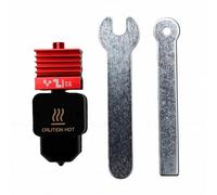 Naroote Reemplazo del Kit Hotend, Extremo Caliente del Extrusor con Boquilla de Acero Endurecido de 0,6 Mm, Funda de Silicona, Resistencia Al Calor para Impresora 3D Bamboo Lab