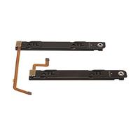 Naroote Reemplazo Profesional del Riel Deslizante Izquierdo Derecho con Cable Flexible de Sensor para Consola OLED, Accesorios de Consola de Juegos de Material Premium
