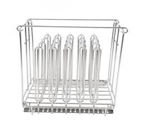 Naroote Rejilla de Cocina de Acero Inoxidable, Rejilla para Accesorios de Olla de Cocción Lenta, Plegable Ajustable con Calentamiento Uniforme, Ideal para Sous Vide