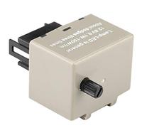 Naroote Relé de Conjunto Intermitente LED Ajustable de 8 Pines para Solucionar Problemas de Velocidad de Flash en Automóviles, 81980-34020, 81980-02030, Fácil Plug and Play, Material de PVC