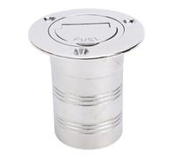 Naroote Relleno de Cubierta de para Barcos, Tapa Duradera sin Llave de Acero Inoxidable de 2 Pulgadas para Equipos Marinos, Camiones Yates