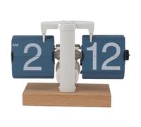 Naroote Reloj con Tapa, Reloj con Tapa Vintage 12H Am PM Reloj con Engranaje Interno Operado por Batería Reloj Mecánico Reloj con de Página Reloj con Tapa Automática Reloj de Mesa