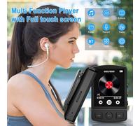 Naroote Reproductor Mp3 Multifuncional con Tecnología BT 5.0, Diseño Portátil con Largo Tiempo de Reproducción, Grabación en Alta Definición para Reuniones y Entrevistas, Soporta Radio FM, Memoria