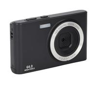 Naroote Retro -Camera, Cámara Digital 4k Video de 64mp Foto Delantera Detrás de Cámaras para Fotografía de Viajes (Black)