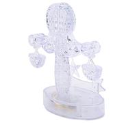 Naroote Rompecabezas de Ensamblaje, Batería de Gran Capacidad, Interesante Rompecabezas de Cristal, Hermosa Decoración del Hogar (Libra)